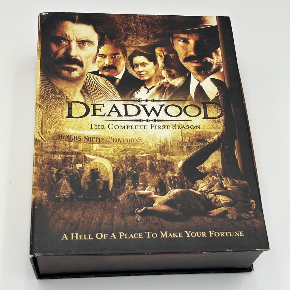 HBO Deadwood The Complete First Season 6-Disc DVD Box Set Western Drama Series